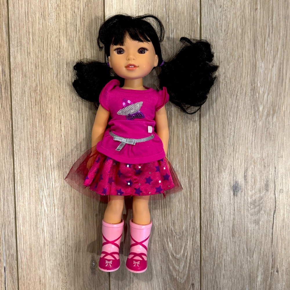 American Girl WellieWishers Emerson 14.5" Doll - Excellent Used Condition